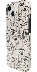 We're All Human | Minimal Face Art Case
