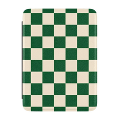 Fit Check | Green Checkerboard Kindle Case