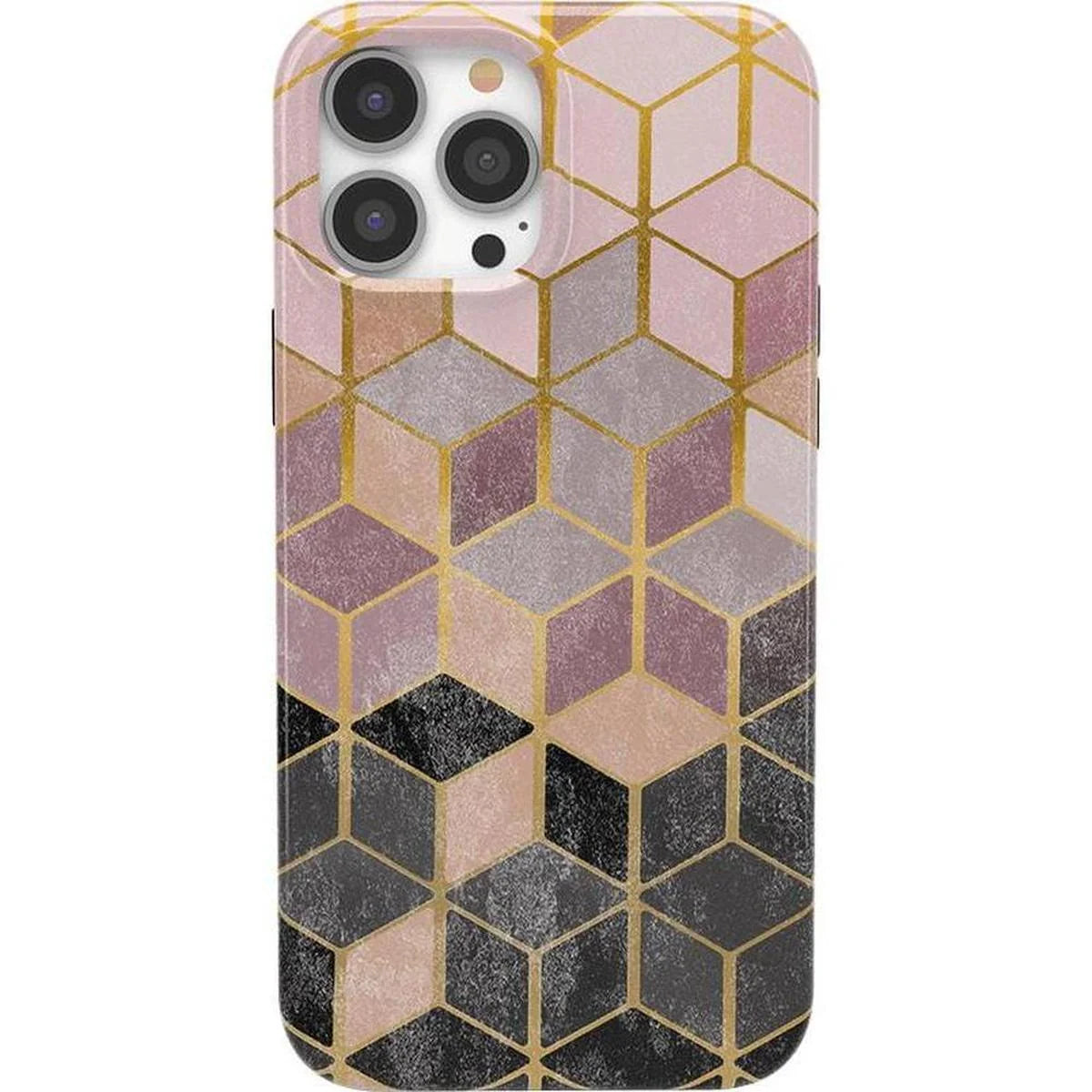 Stepping Up | Geo Rose Gold Marble Case
